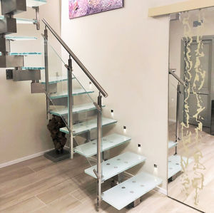 escalier quart tournant