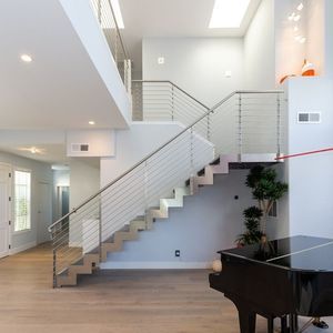 escalier demi-tournant