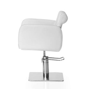 fauteuil de coiffure contemporain / en polyuréthane / en simili cuir / piètement central
