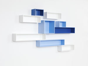étagère murale / contemporaine / en bois