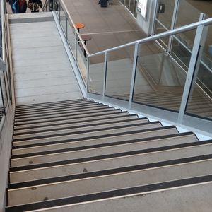 nez de marche en polymère / en aluminium / antidérapant