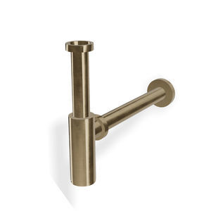 siphon de lavabo en métal