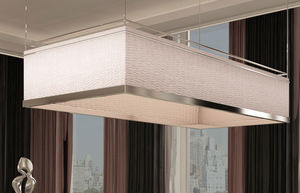 lustre contemporain / en tissu / à LED / fait main