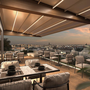 pergola adossée