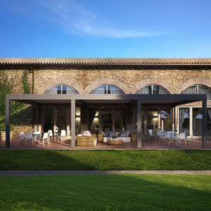 pergola adossée