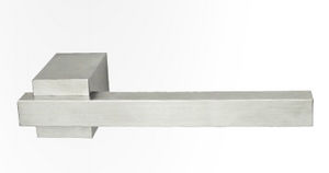 poignée pour porte / en inox / contemporaine