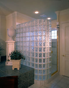 brique de verre carrée