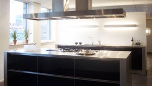 plan de travail en acier inox