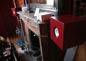 enceinte étagère