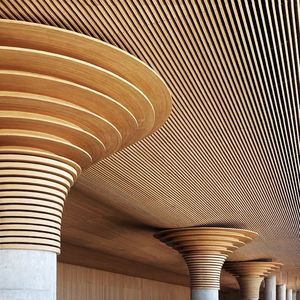 faux-plafond en bambou 1