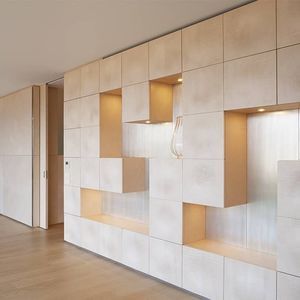 niche murale en bois