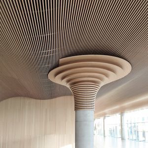 faux-plafond en bambou
