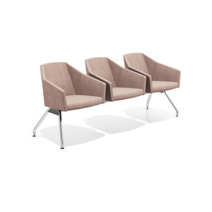 sièges sur poutre en acier / en tissu / 3 places / 2 places