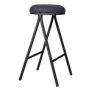tabouret de bar contemporain / en tissu / en acier à revêtement par poudre / pour bureau