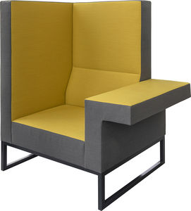 banquette modulable / contemporaine / en tissu / professionnelle