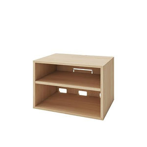 étagère modulable / contemporaine / en bois laqué / en chêne