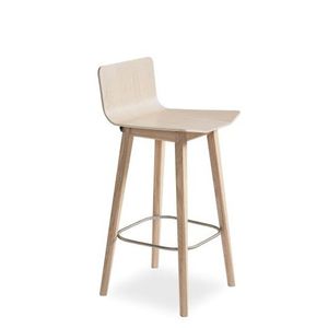 chaise de bar contemporaine / avec repose-pieds / piètement standard / ergonomique