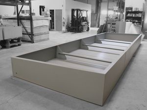 jardinière en acier