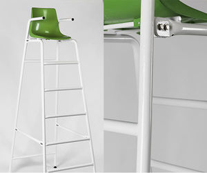 chaise d'arbitre en métal