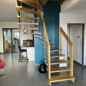escalier demi-tournant