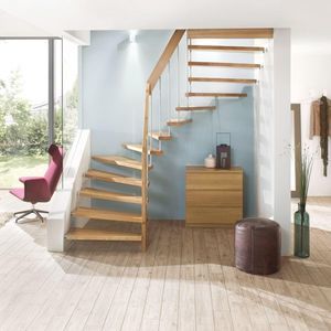 escalier demi-tournant