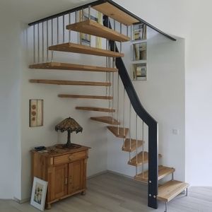 escalier quart tournant