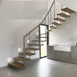 escalier quart tournant