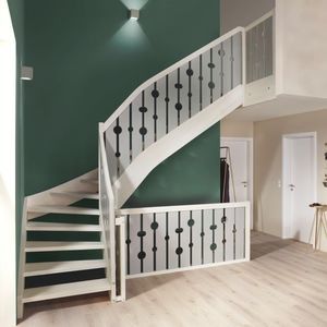 escalier quart tournant