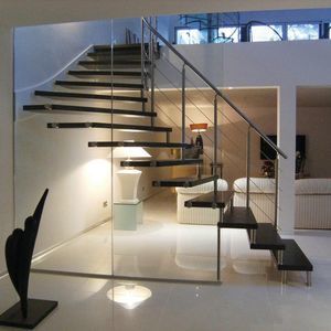 escalier quart tournant