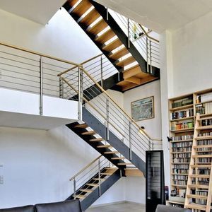 escalier quart tournant