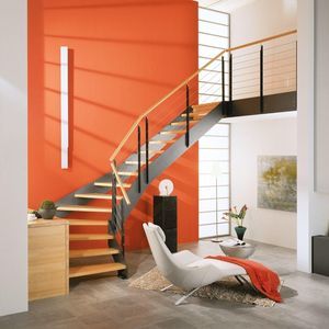 escalier quart tournant