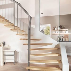 escalier quart tournant