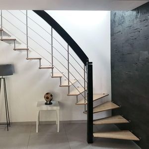 escalier quart tournant