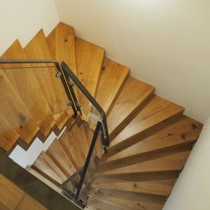 escalier quart tournant