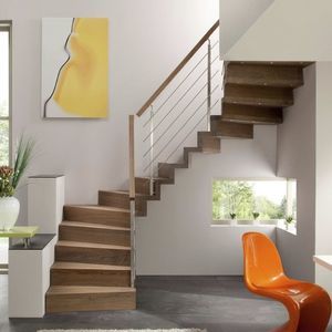 escalier quart tournant
