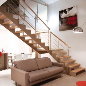 escalier quart tournant