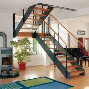 escalier quart tournant