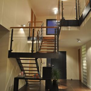 escalier demi-tournant