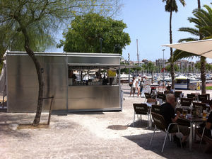 kiosque de restauration