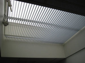 brise-soleil en aluminium laqué