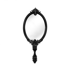 miroir mural / de salon / design nouveau baroque / en acajou