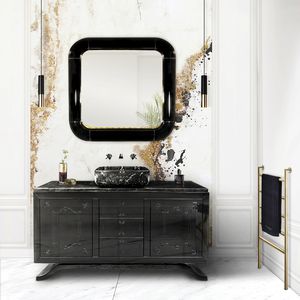 miroir mural / de salon / de chambre à coucher / contemporain