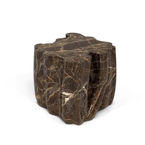table d'appoint design original / en marbre / en polyuréthane / en fibre de verre