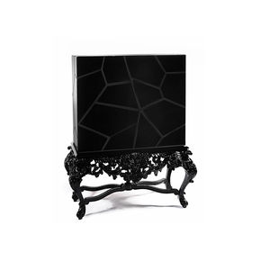 buffet sur pieds hauts / design nouveau baroque / en bois laqué / en acajou