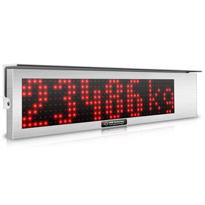 panneau d'affichage mural / d'extérieur / monoligne / à LED