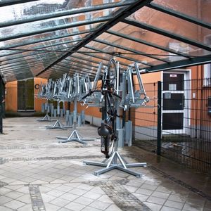 range-vélo au sol