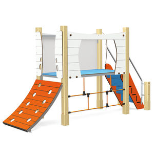 structure de jeu pour aire de jeux / pour collectivité / en bois / en aluminium