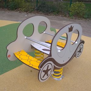 jeu à ressort en métal / en HPL / transport / monoplace