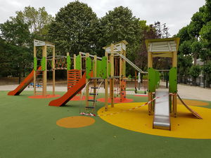 structure de jeu pour aire de jeux