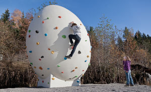 rocher d'escalade pour aire de jeux